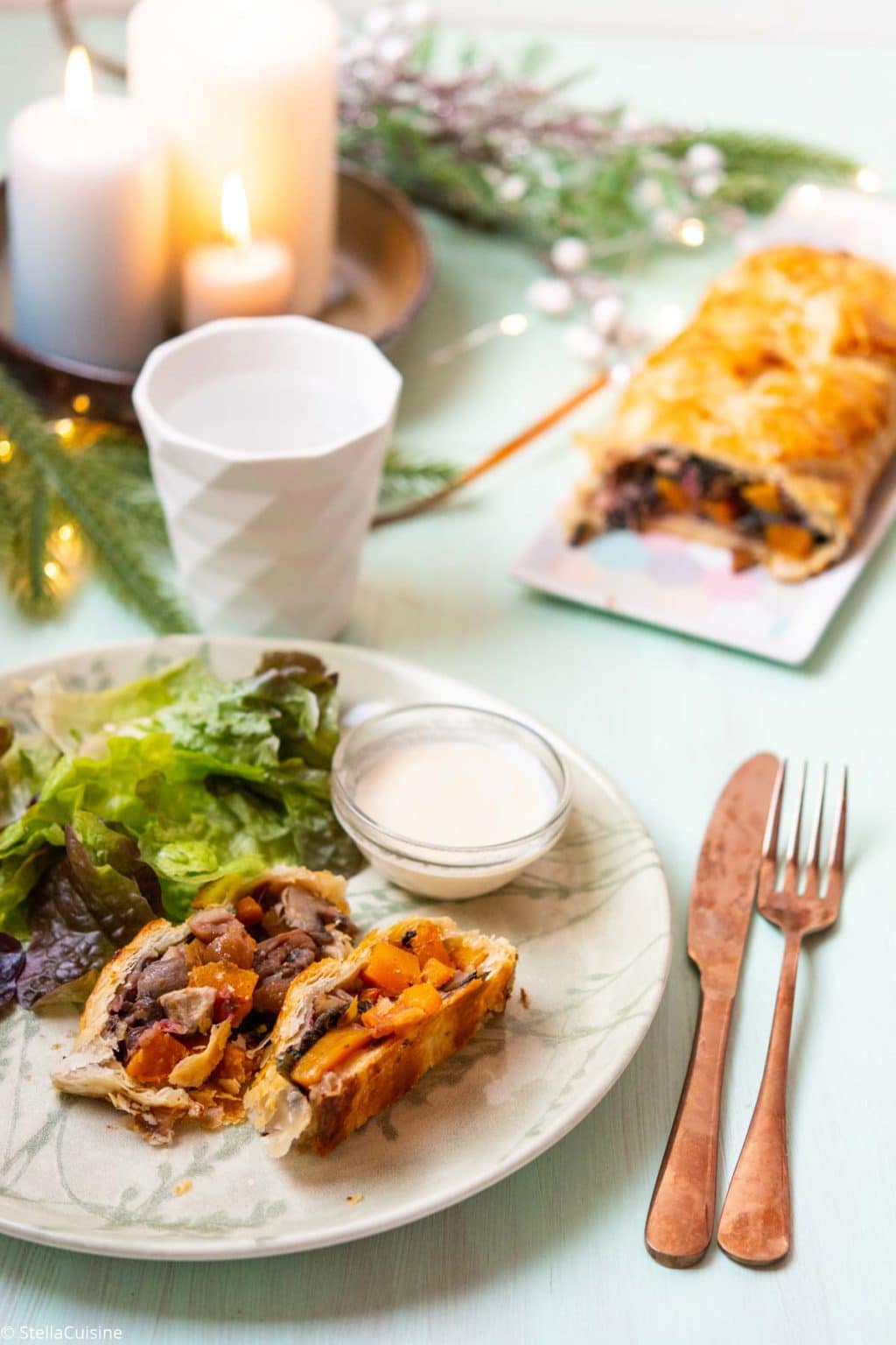 Recette de Noël végétarien Wellington de légumes Recettes faciles