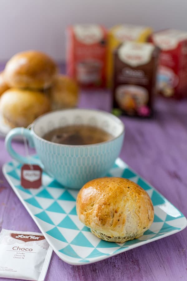 Recette de Pains au lait infusés au Yogi Tea® Choco