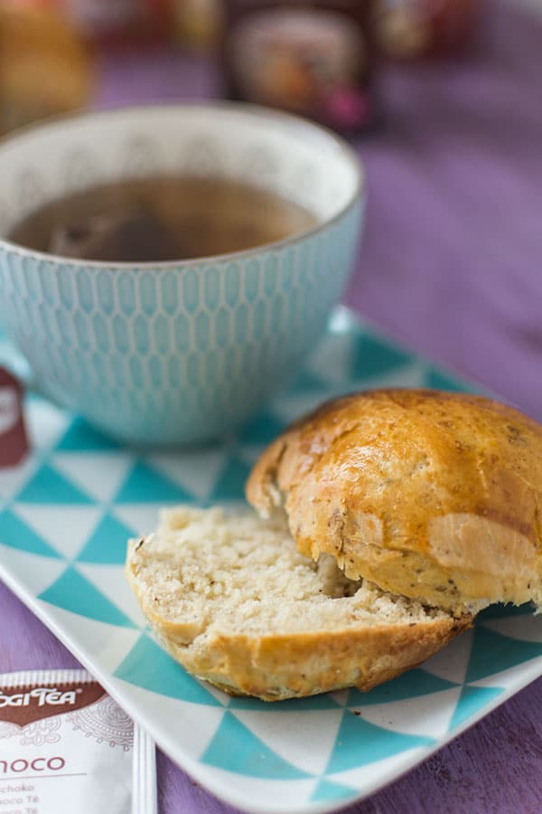 Recette de Pains au lait infusés au Yogi Tea® Choco