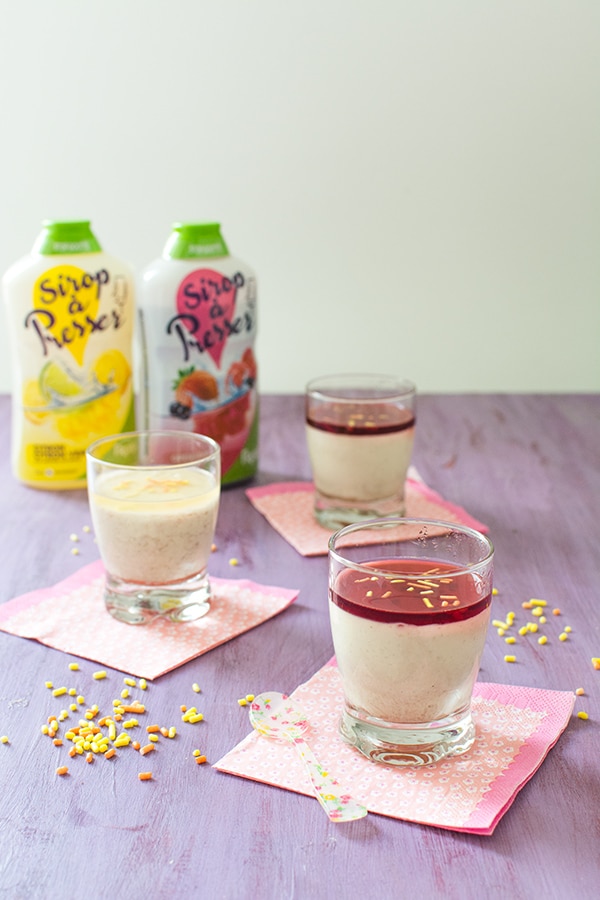 Recette de Panna Cotta au sirop Fruiss