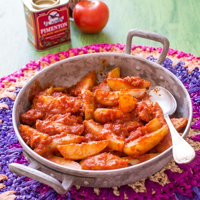 Recette de tapas : patatas bravas {Moulinex Cuisine Companion}