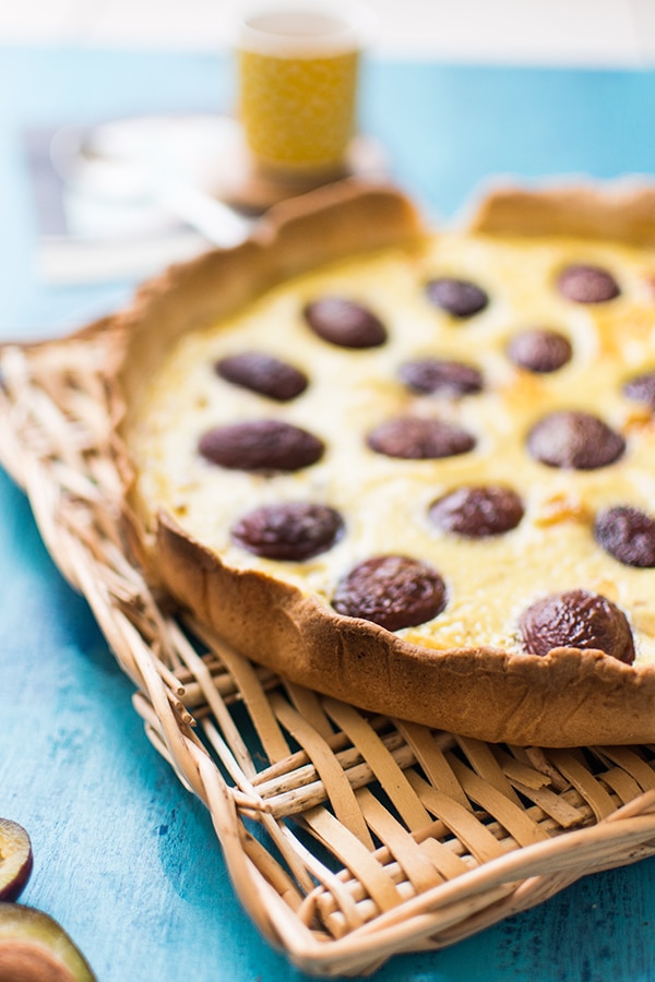 Recette de Tarte aux quetsches (et recette de la pâte sucrée)