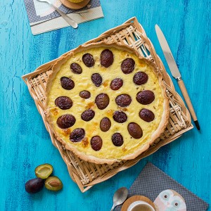 Recette de Tarte aux quetsches (et recette de la pâte sucrée)