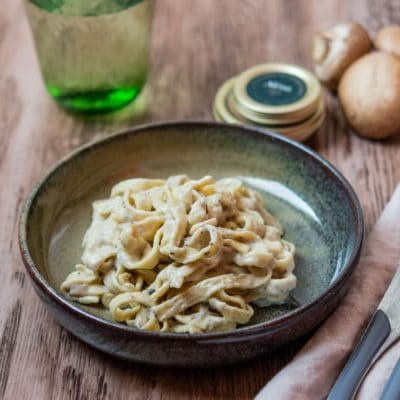 Recette de Pâtes crémeuses à la truffe