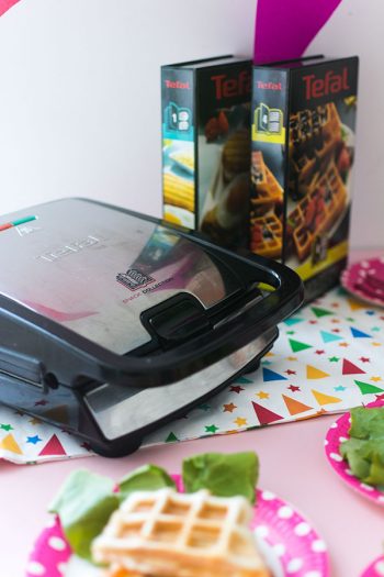 Recette de Gaufres comme des pizzas {Concours Tefal Snack Collection, 8 ans du blog}