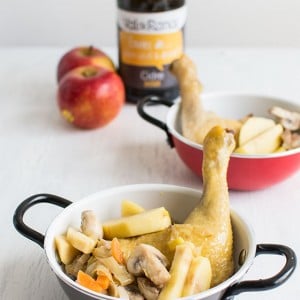 Recette de Poulet vallée d'Auge, au Calvados et au Cidre