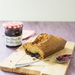 Recette de quatre quart coulant à la confiture de myrtilles sauvages Bonne Maman