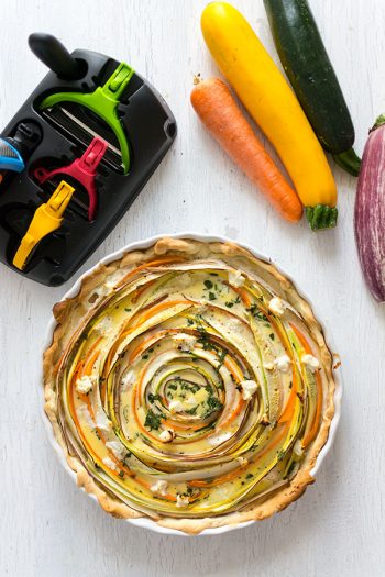 Recette de Quiche tourbillon de légumes {Tupperware Click Série}