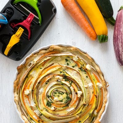 Recette de Quiche tourbillon de légumes {Tupperware Click Série}
