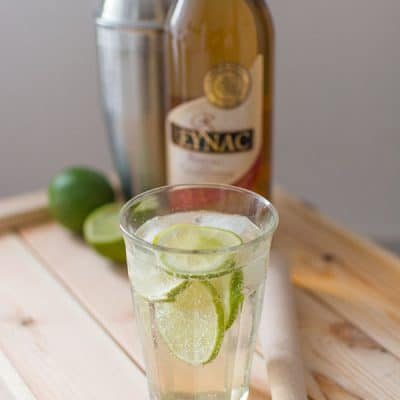 Recette de Cocktail Reynac Mojito, recette facile de mojito au pineau des charentes, cocktail original et rapide.