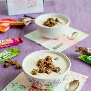 Recette de riz au lait aux barres Nakd