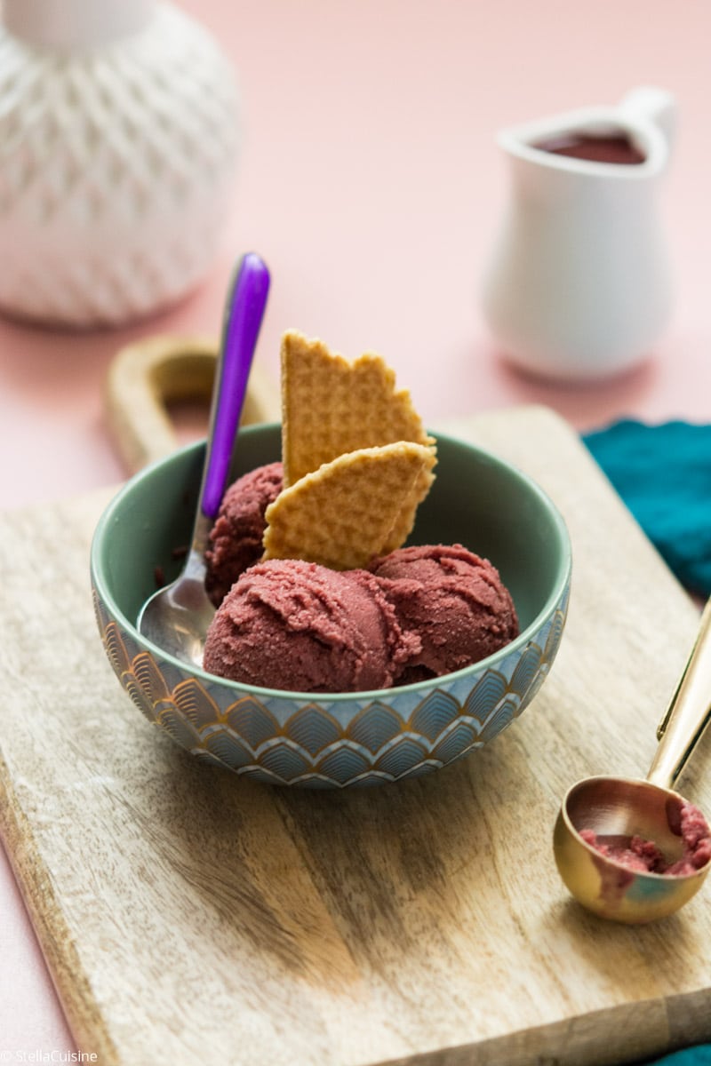 Recette de Sorbet à la cerise griotte