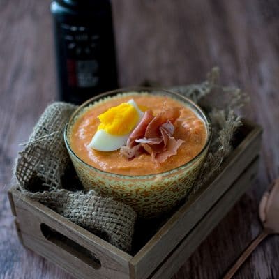 Recette de Salmorejo express à l'huile d'olive Les Callis