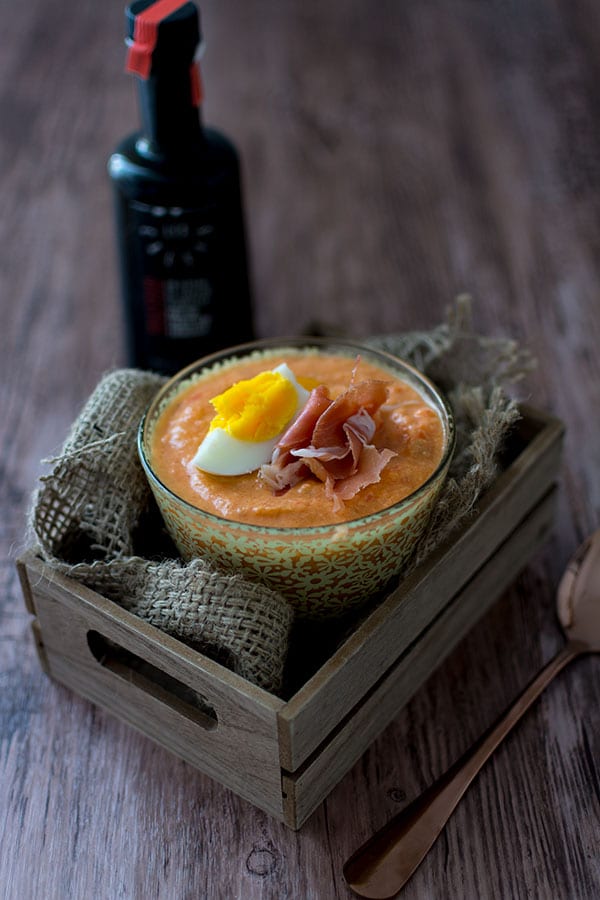 Recette de Salmorejo express à l'huile d'olive Les Callis