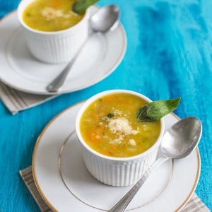 Minestrone, soupe italienne aux légumes