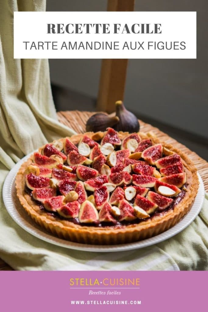 Recette de Tarte amandine aux figues (et à la noisette) ! Recette de saison avec les figues, tarte noisettine aux figues fraîches !