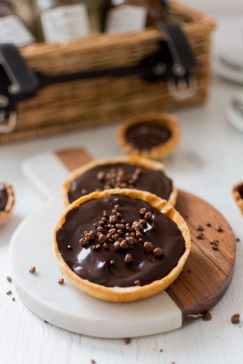 Recette de Tartelettes chocolat et caramel avec Bonne Maman