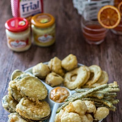Recette de Tempura de légumes pour l'apéritif, pâte à beignets pour légumes.