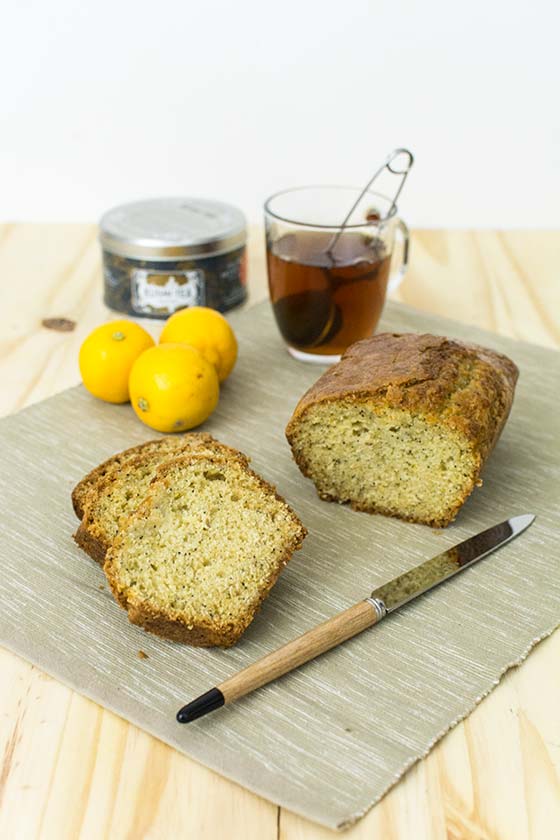 Recette de cake au citron bergamote et pavot