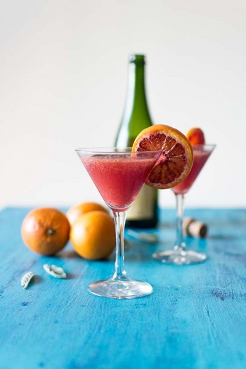 Recette de cocktail à l'orange sanguine et au cidre