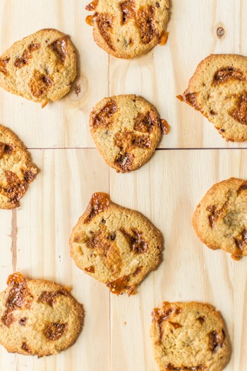 Recette de cookies au caramel