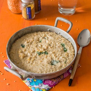Recette de dahl de lentilles corail au lait de coco