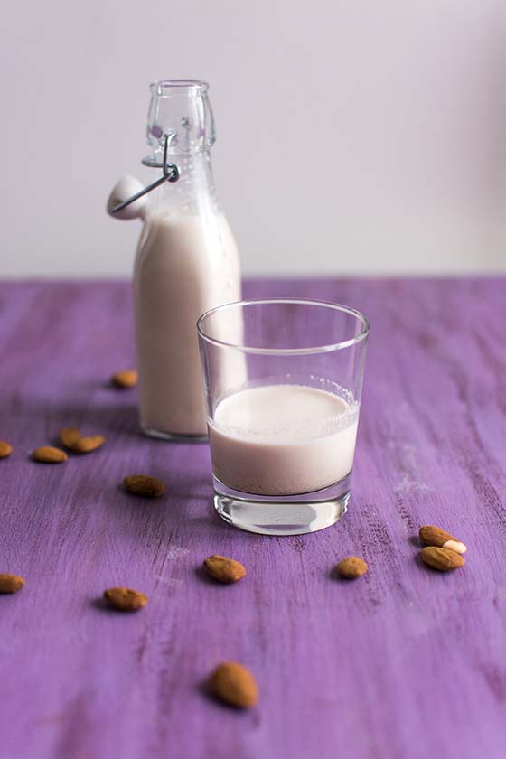 Recette de lait végétal à l'amande