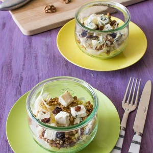 Recette de salade d'endives aux noix et fromage bleu